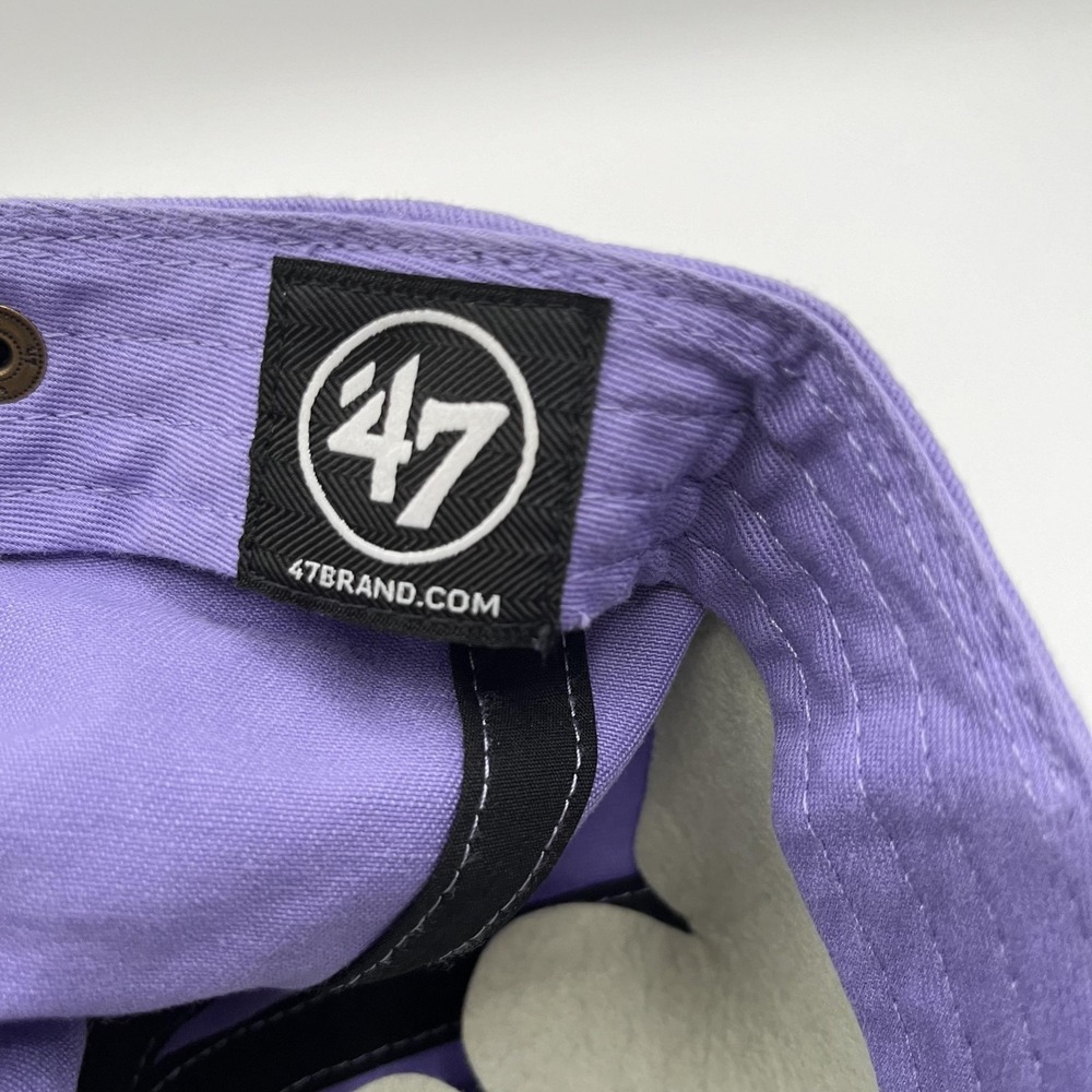 Gwinnett Stripers Hat Cap Strap Back Womens One Size Purple MLB 47 Brand NEW - Picture 8 of 8